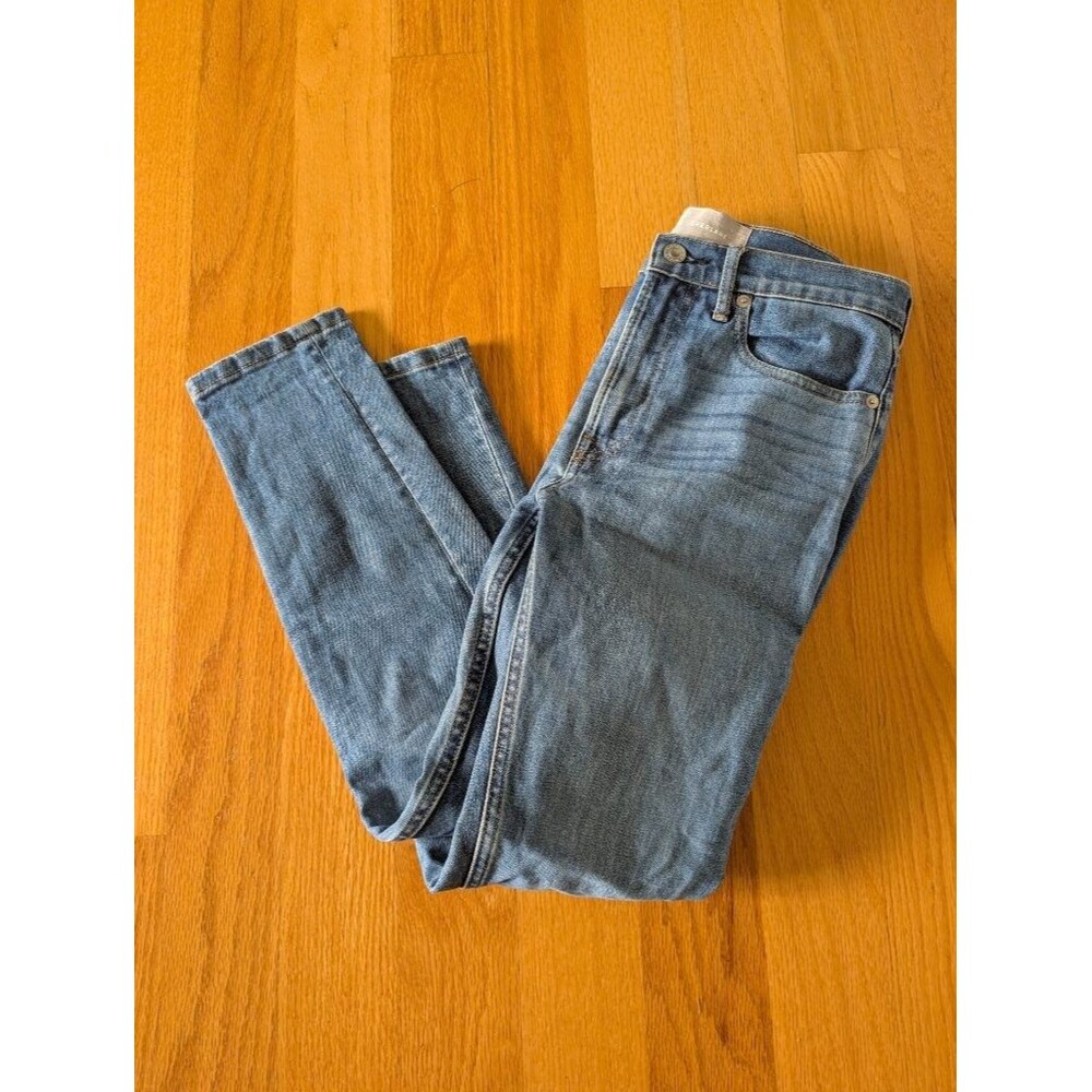 Everlane High Rise Ankle Jeans Womens Size 26 Light Wash Stretch Denim